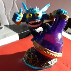 Blue and Purple Monster Toy Figure Skylander